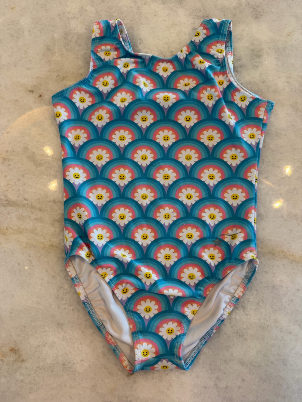 Destira Girls Leotard - Happy Daisies - Small